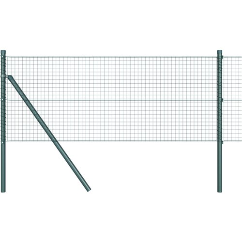 vidaXL set ograjnih stebrov Set 2 Zelen Kovina 10 x 0.5 m Vzdržljivo, (22086553) Cene
