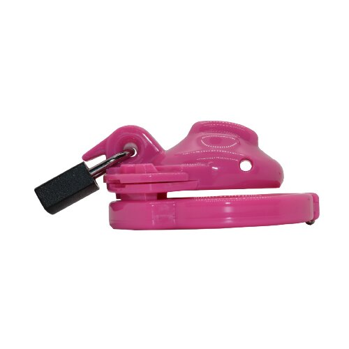 The Vice Chastity Cock Cage Clitty Pink Cene
