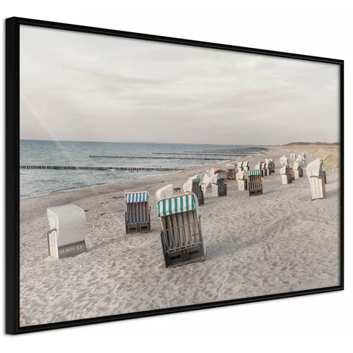  Poster - Baltic Beach Chairs 45x30