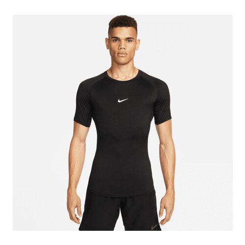 Nike Pro Dri-FIT Tight SS Shirt, Black/White - XXL, (20764374) Cene