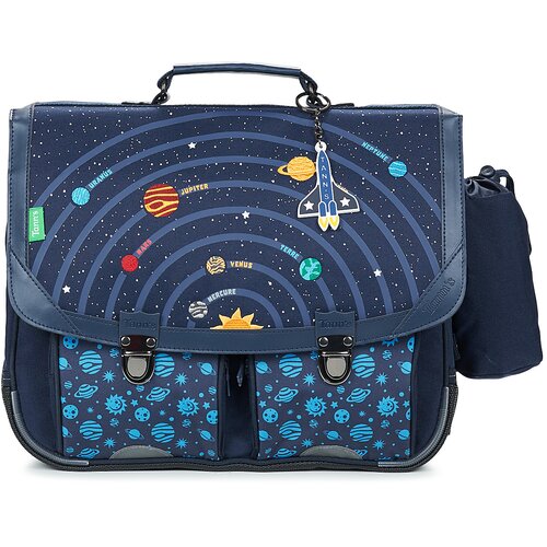 Tann&amp;#039;s GABRIEL CARTABLE 38CM POCHE GOURDE Tamno plava Slike