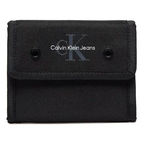 Calvin Klein Jeans Velika moška denarnica Sport Essentials Velcro Wallet K50K511437 Črna
