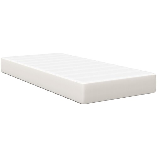 vidaXL Pocket Spring Du&scaron;ek za Krevet Krem Srednji 90x190x20 cm Tkanina Cijene