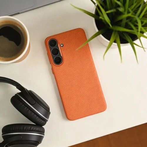  KEVLAR futrola kompatibilna s MagSafe-om za SAMSUNG GALAXY A57 narančasta Slike