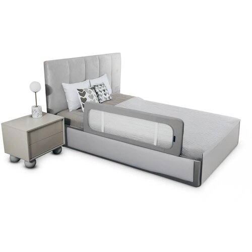 Kinderkraft Guard &amp;amp; Dream za&amp;scaron;titna ograda za krevet 118x41x44 cm, Light Grey Slike