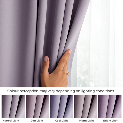 Restilo Prljavo roza zatamnjujuća zavjesa 140x270 cm Eyelets &amp;ndash; Slike