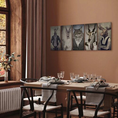  Slika - Animal Masks I 225x90 Akustična Slike