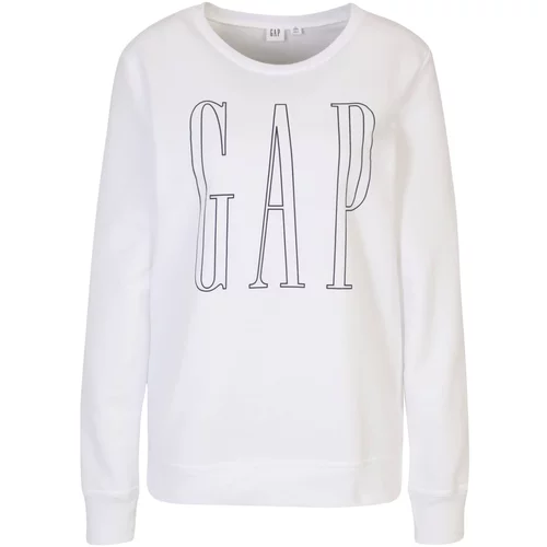 Gap Tall Sweater majica crna / bijela