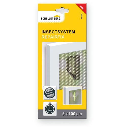 SCHELLENBERG insect System Ljepljiva traka za popravak (D x &amp;Scaron;: 100 x 5 cm, Antracit) Slike