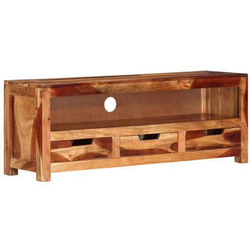 TV omarica 110x30x40 cm trden akacijev les, (20732070) Slike