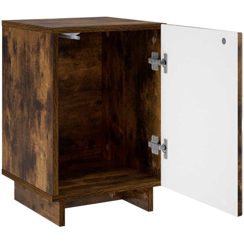  Noćni ormar 2 pcs Dimljeni hrast 33,5 x 34,5 x 50 cm Slike
