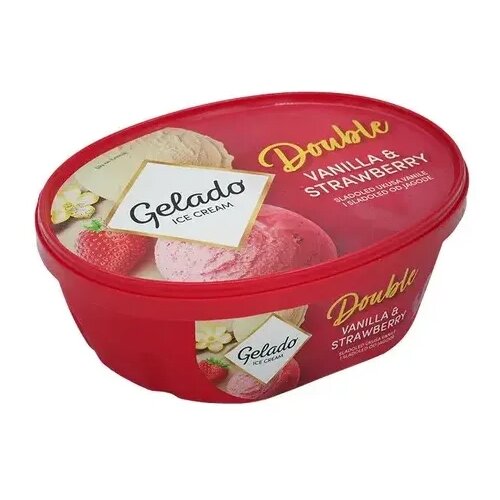  Sladoled GELADO Double vanila jagoda 1000ml Slike