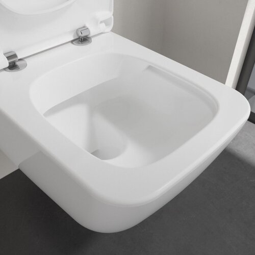 Villeroy Boch 4611RS01 Venticello Combi-Pack viseča brezrobna WC &amp;scaron;koljka z WC desko s počasnim zapiranjem Slike
