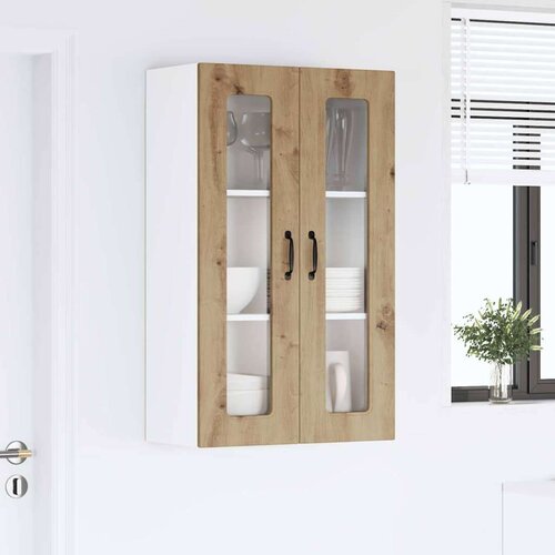 VidaXL zidni kuhinjski ormarić zidne umjetnički hrast 60 x 31 x 100 cm Slike
