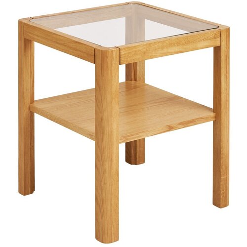 House Nordic Pomoćni stol sa staklenom pločom stola 40x40 cm Lourmarin – Cene