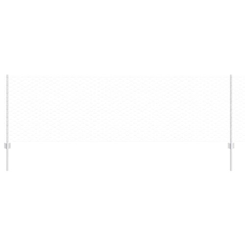 vidaXL Stebri za ograjo 5 kosov U-kanal 80 cm pocinkano jeklo, Hexagonalna ograja 0,8x10 m pocinkano jeklo Cene