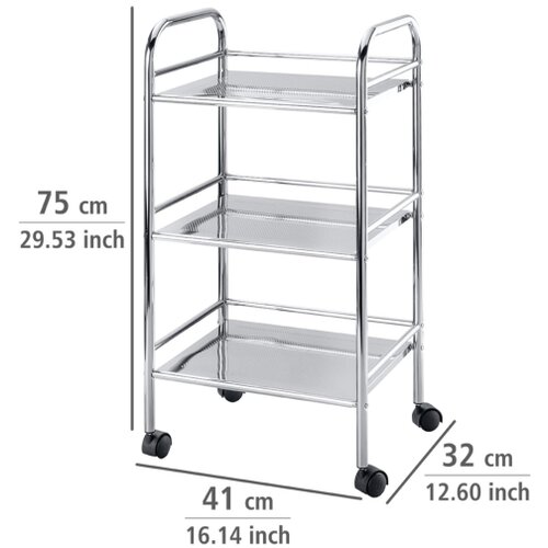 Wenko Mobilen kopalniški regal Cart Cene
