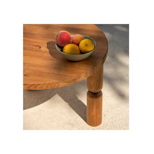 Hanah home Ida 70 Klub sto, 70x40x70cm, Hrast Slike