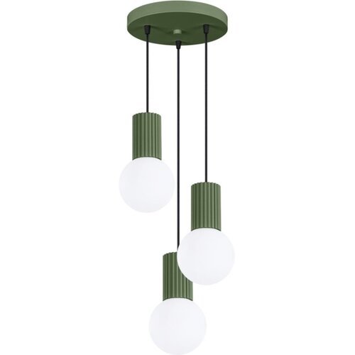 Sollux SL.1725 - visilica na sajli halo 3xG9/8W/230V, prečnik 25 cm, zelene boje Slike