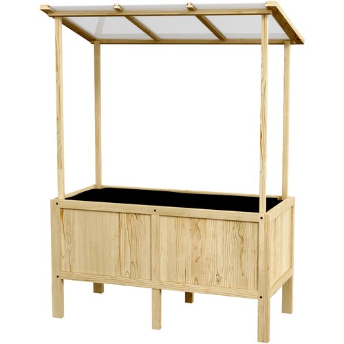 HOMESTAR Dvignjena gredica za vrt 110x60x152 cm naravna, (5000228432) Slike