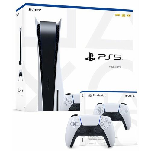 Sony konzola playstation 5 PS5 + 2x dualsense wireless controller Slike