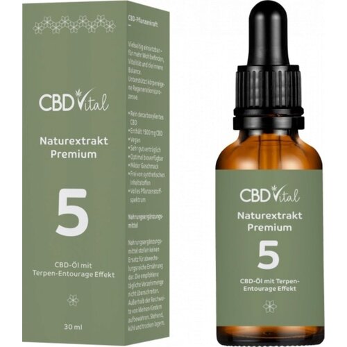 CBD VITAL CBD Naturextrakt Premium 5% Bio - 30 ml Cene