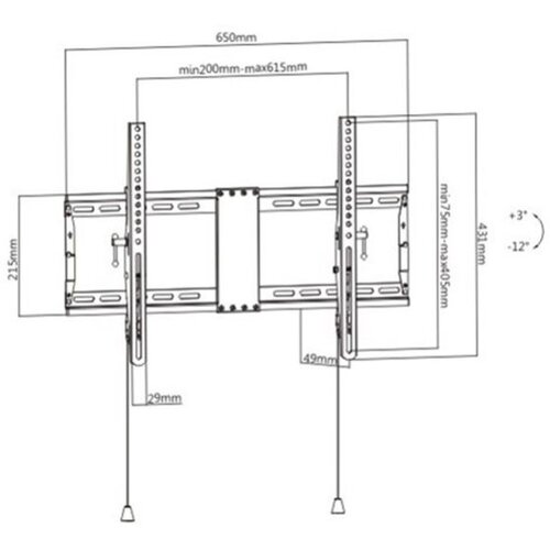  Zidni nosač GEMBIRD WM-80T-01 nagib, 37&rdquo;-80&rdquo; Cijene