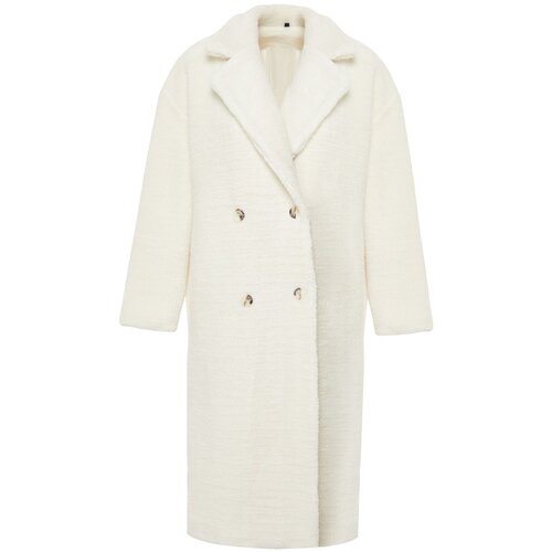 Trendyol Ecru Plush Oversize Coat Cene
