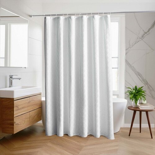 Douceur d intérieur Bijela zavjesa od mikrovlakana 180x200 cm Baltic &ndash; Cijene