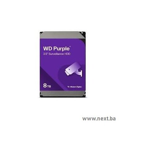 HDD Interni 8TB WD Purple Surveillance 3.5 inch SATA WD85PURZ 5640rpm, 256MB cache Cijene