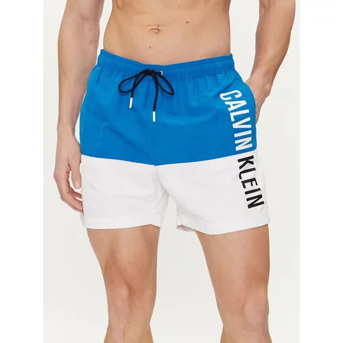 Calvin Klein Swimwear Kopalne hlače KM0KM00994 Modra Regular Fit