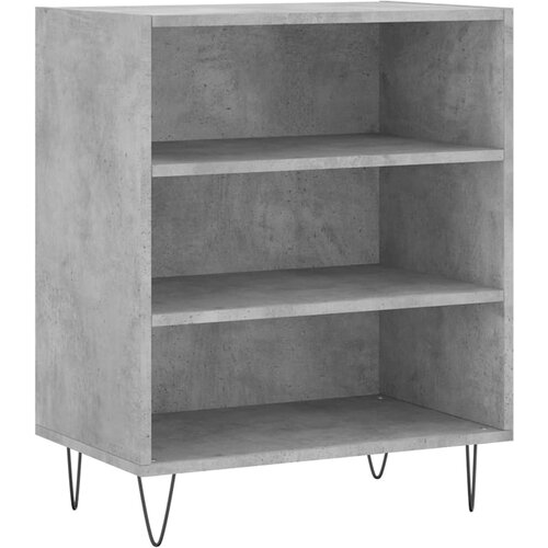  Komoda siva boja betona 57 x 35 x 70 cm od konstruiranog drva Slike