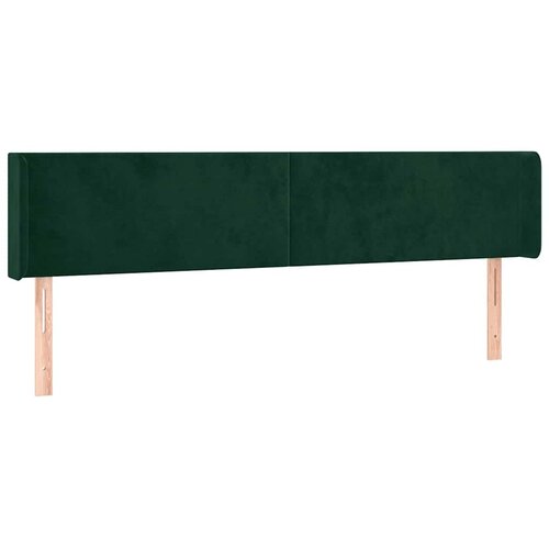  LED uzglavlje tamnozeleno 203x16x78/88 cm bar&amp;scaron;unasto Slike