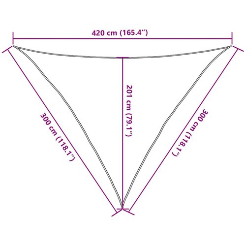  Jedro za za&amp;scaron;titu od sunca 160 g/m&amp;sup2; sivosmeđe 3 x 3 x 4,2 m HDPE Slike