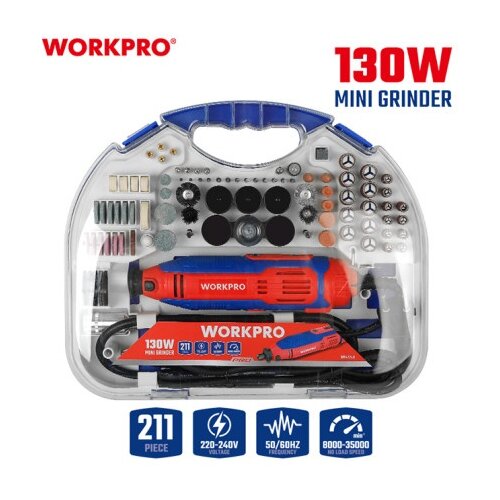 WorkPro wp472411 Električna mini brusilica (biaks) u setu sa priborom (211 dodataka) ( WP472411 ) Cene