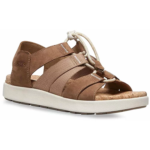 Keen Sandali Elle Mixed Strap 1027280 Toasted Coconut/Birch
