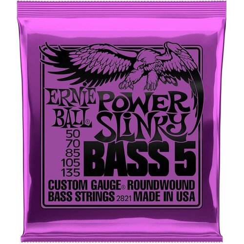 Ernie Ball 2821 Power Slinky Nickel 050-135 Slike