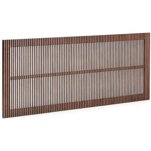 Kave Home Vzglavje iz masivnega jesena v temni naravni barvi 175x70 cm Beyla &ndash; Cene