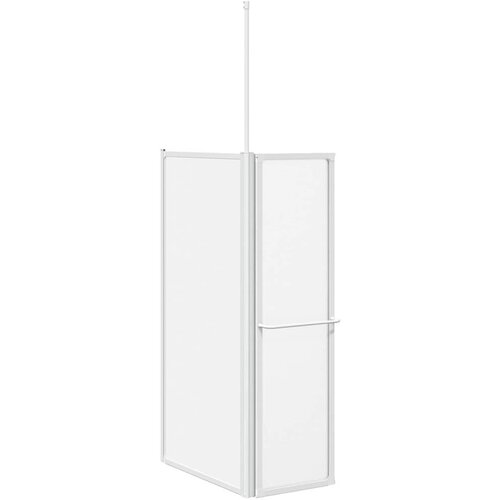  Zavjesa za kadu Matirano 120 x 70 x 137 cm Aluminij Slike