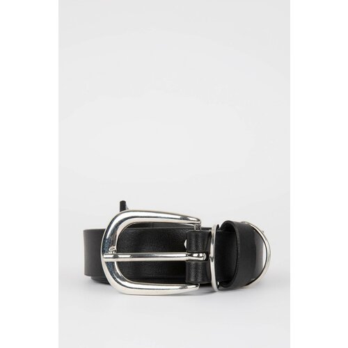 Defacto Women's Rectangle Buckle Leather Look Belt Slike