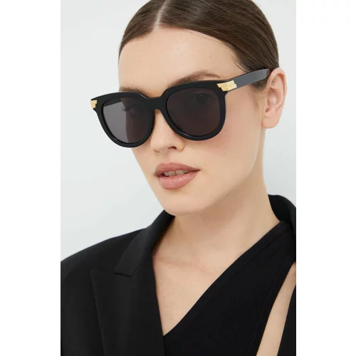 Bottega Veneta Sončna očala ženski, črna barva