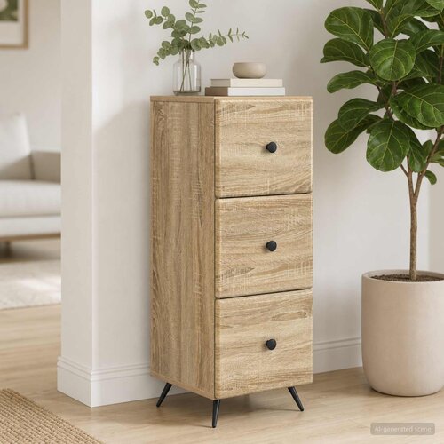  Ormar s ladicama Hrast sonoma 33 x 34,5 x 90 cm Cijene