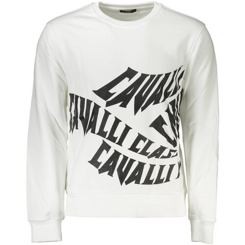 Cavalli Class SWEATSHIRT WITHOUT ZIP MEN WHITE Cene