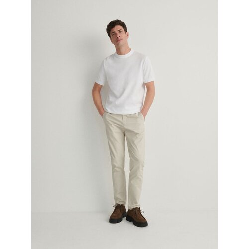 Reserved chino hlače regular fit - bež Cene