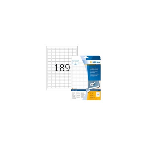 Herma Samoljepljive naljepnice (25,4 x 10 mm) 25/1 Cijene