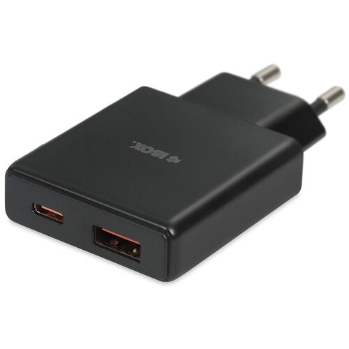 IBox C-43 Slim GaN PD30W Wall charger, Black Slike