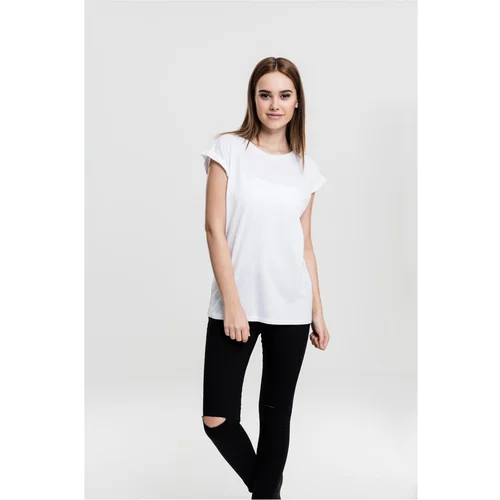 Urban Classics Women's T-shirt with extended shoulder white