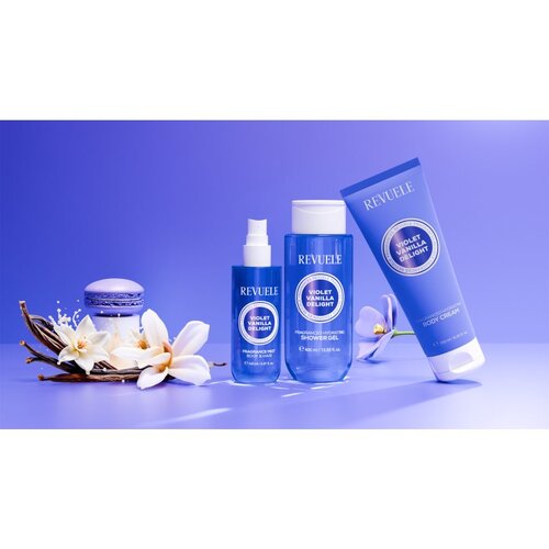 Revuele Violet Vanilla Delight Fragranced Hydrating Body Cream vlažilna krema za telo za ženske 250 ml Slike