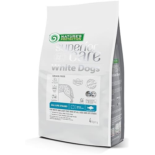 Nature's Protection Hrana za pse White Fish Adult, 4kg Cene