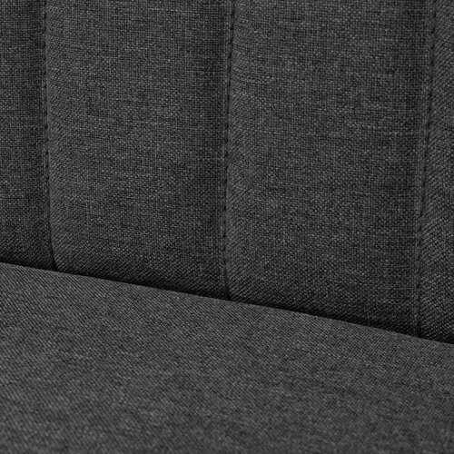 SOFA 117x55,5x77 cm Tkanina Tamno Siva Slike